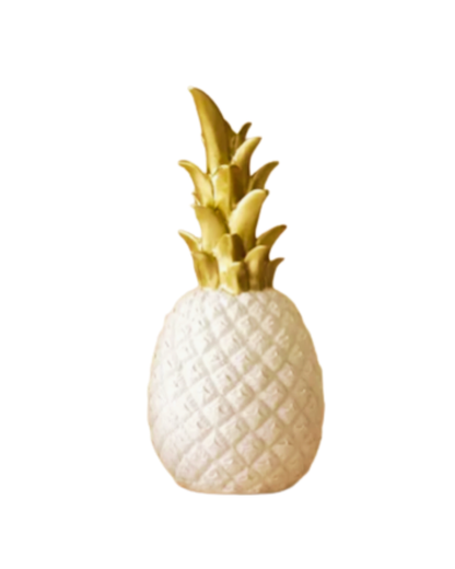 PineLux™ – Lys upp ditt hem med en elegant gyllene ananas som skapar värme och stil